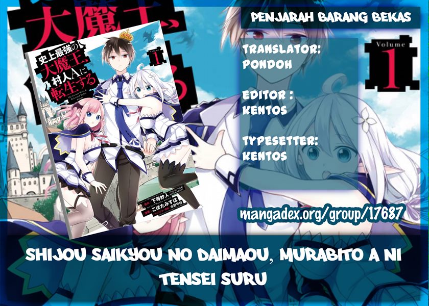 Shijou Saikyou no Daimaou, Murabito A ni Tensei suru Chapter 02 Gambar 1